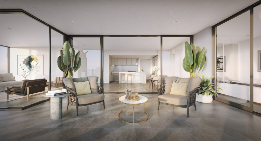 3 Bedroom Balcony & Living