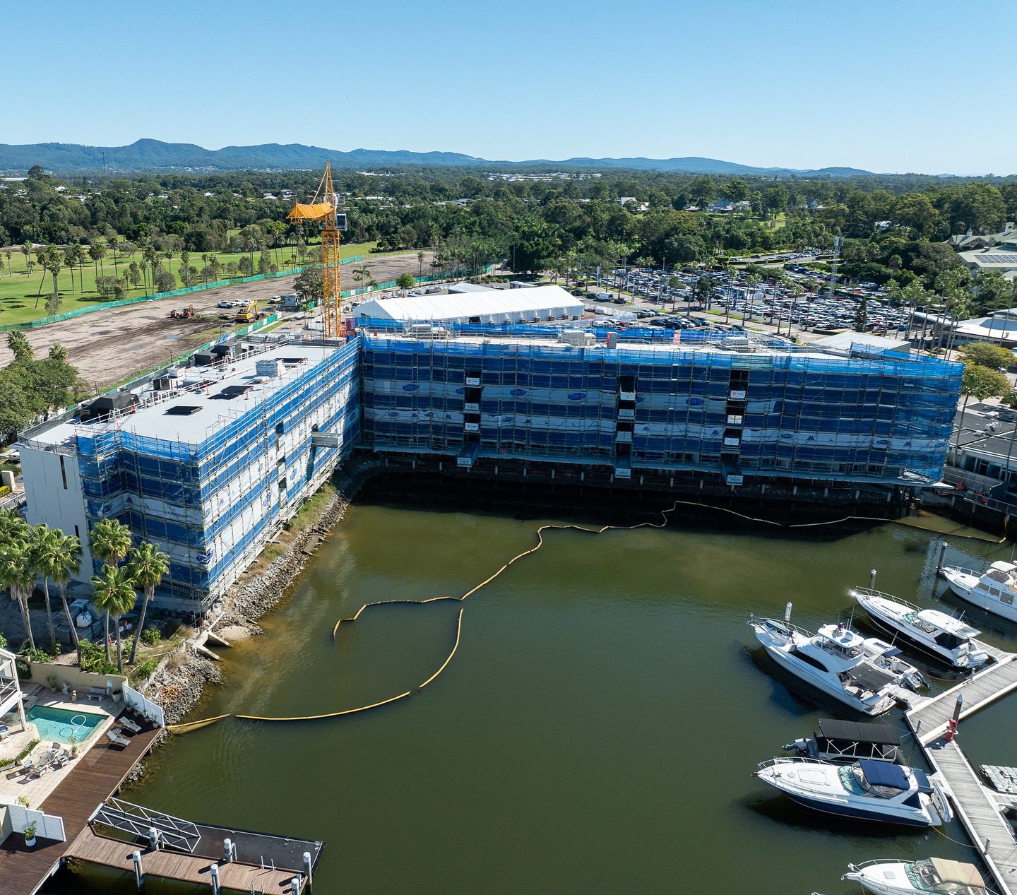 Construction Nearing Completion at Harbour One, Sanctuary Cove | The Avanti Group