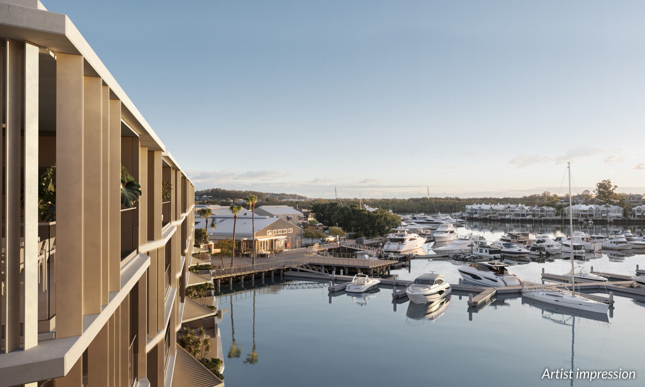 Construction Nearing Completion at Harbour One, Sanctuary Cove | The Avanti Group