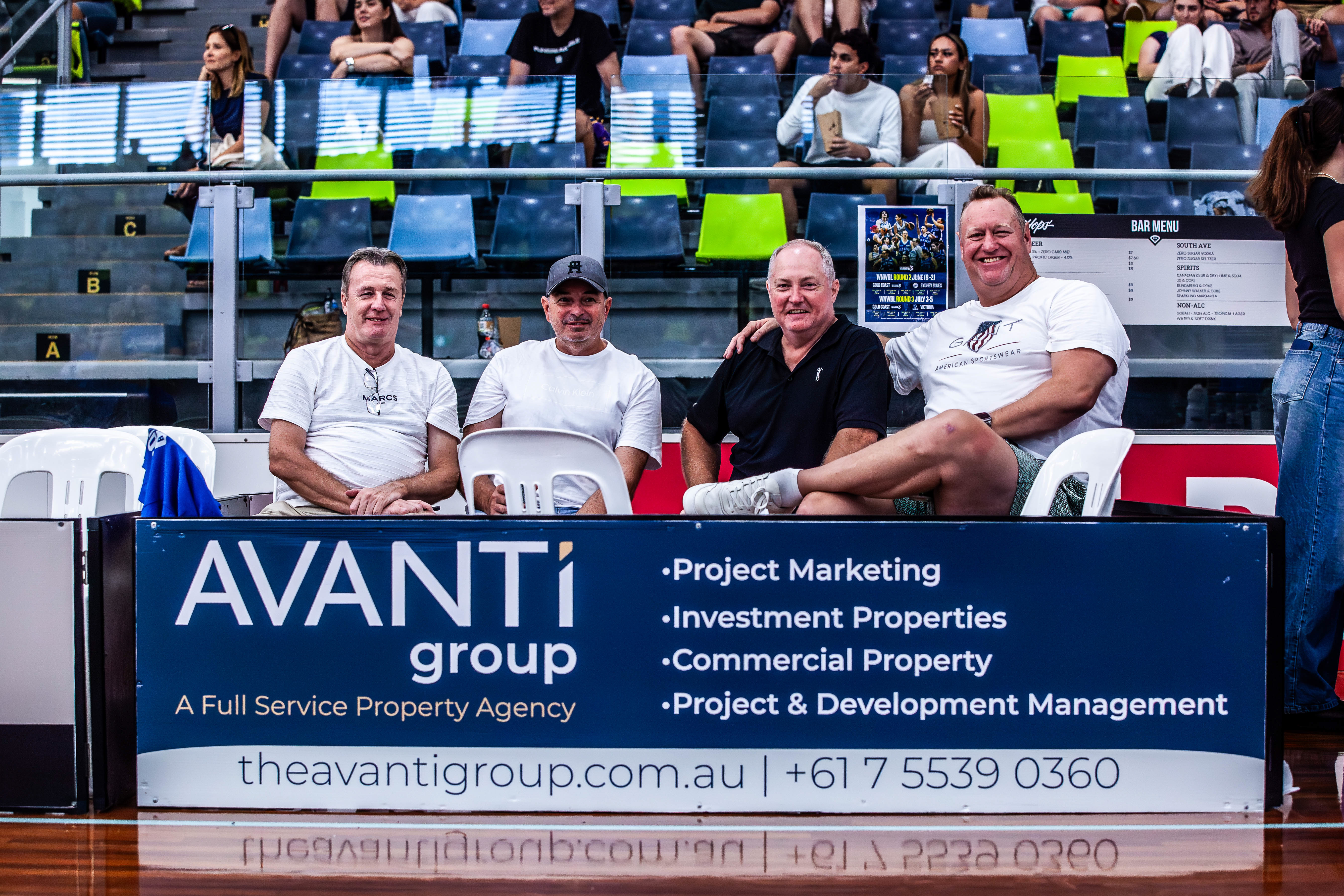 The Avanti Group: Courtside for the Gold Coast Rollers’ first home game of the season